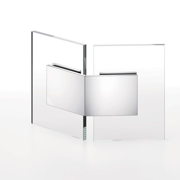 Square Corner Shower Glass Clamps Glass To Glass 135 Hot Sell Hinge L-2636