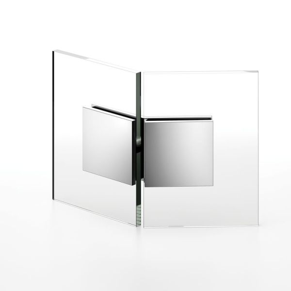 Square Corner Shower Glass Clamps Glass To Glass Shower Hinge 135 Degree L-2646