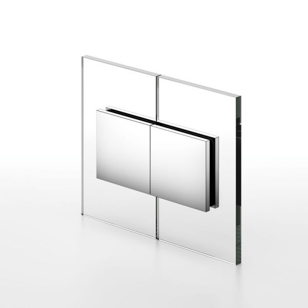 Square Corner Shower Glass Clamps Glass To Glass Shower Hinge Wholesale L-2644