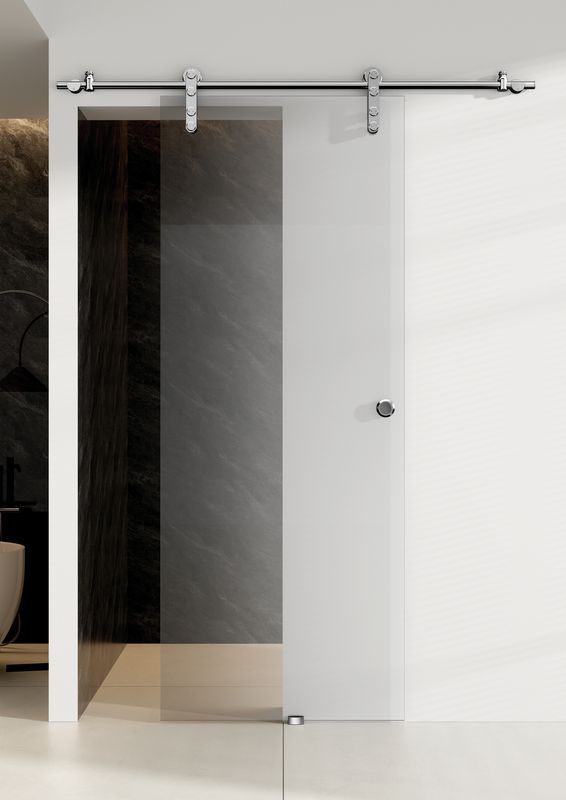 Stainless Steel Sliding Door Shower Hardware Bathroom Enclosure System S015
