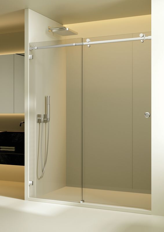 Stainless Steel Sliding Door Shower Hardware Glass Shower Cabin Fittings S010