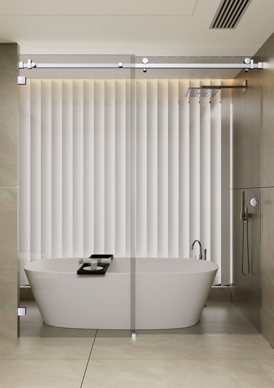 Stainless Steel Sliding Door Shower Hardware Hot Sell Glass Shower Door Hardware S003