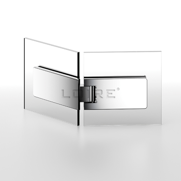 Standard Duty Shower Hinges Glass to Glass 135 Degree Glass Clamp Custom Made Hinge L-2144