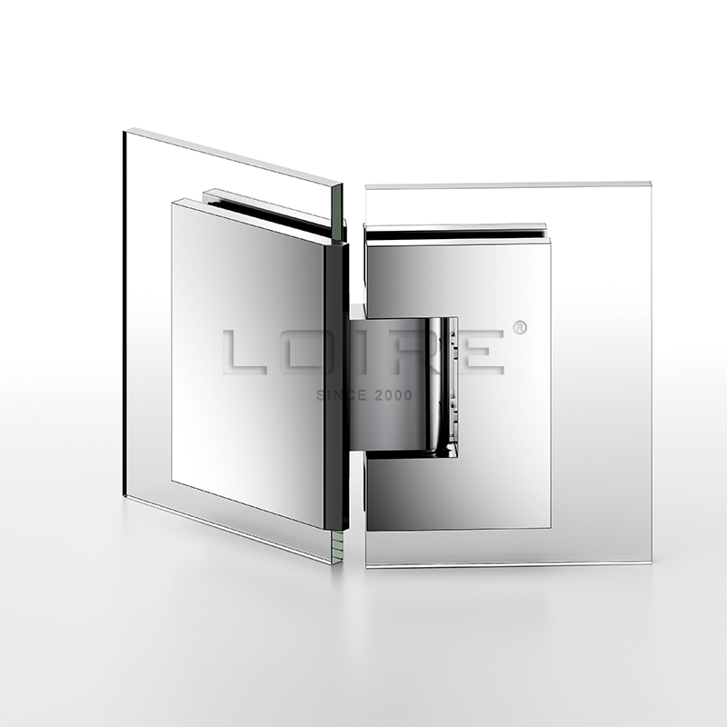 Standard Duty Shower Hinges With Covers Glass Fittings Brass Door Hinge L-5104