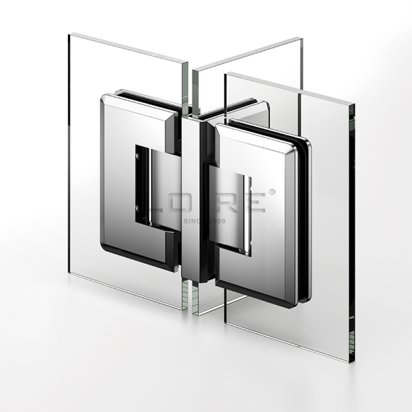 T Hinge Glass to Glass Shower Door T Shape Standard Duty Shower Hinges L-2118