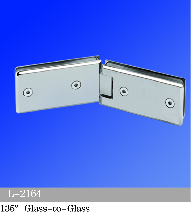 Standard Duty Shower Hinges 135° Glass-to-Glass L-2164