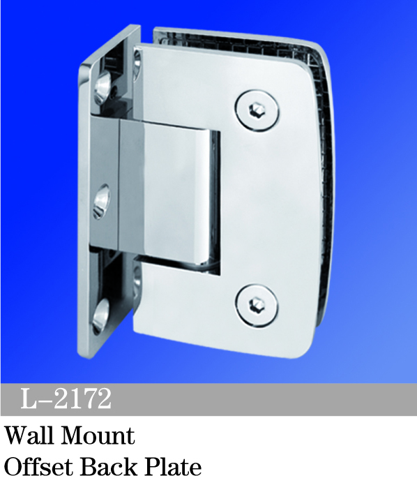 Standard Duty Shower Hinges Wall Mount Offset Back Plate L-2172