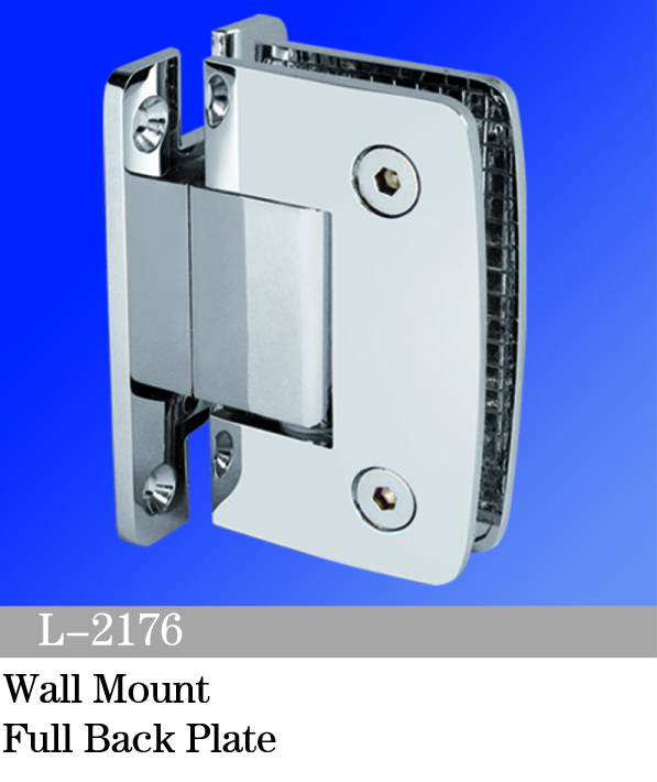 Standard Duty Shower Hinges Wall Mount Full Back Plate L-2176