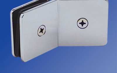 Durable & Decorative: Beveled Edge Shower Glass Clamps for Long-Lasting Use