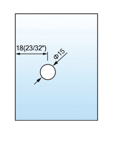 Stainless steel Shower glass clamps L-2521