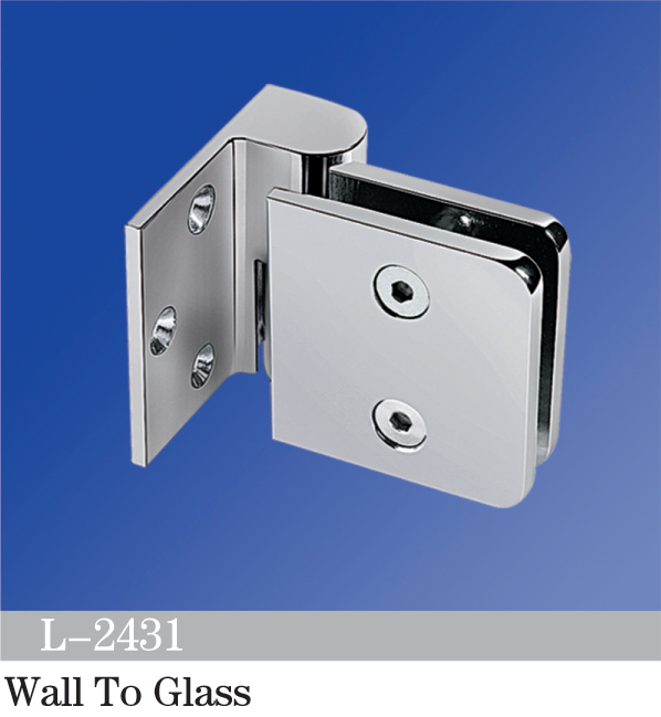 Standard Duty Shower Hinges Wall to Glass Shower  Hinge L-2431