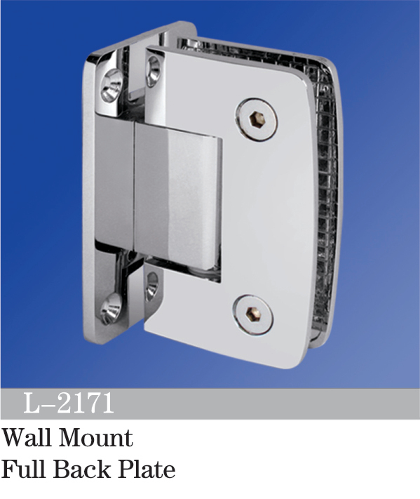 Standard Duty Shower Hinges Wall Mount Full Back Plate L-2171