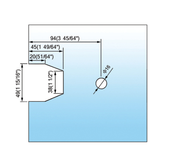 Standard Duty Shower Hinges L-2160