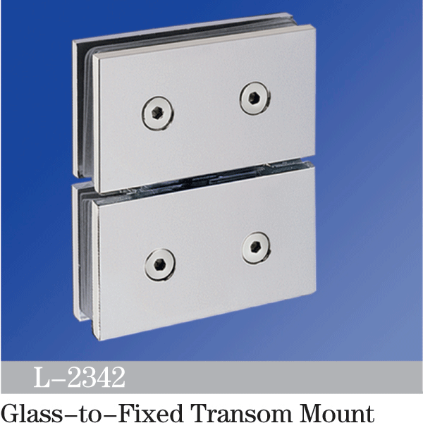 Pivot Shower  Hinges Glass to Fixed Transom Mount Bathroom Glass Door Hinge Shower Hardware L-2342