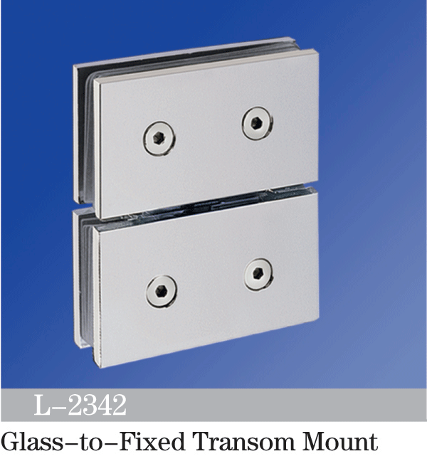 Pivot Shower  Hinges Glass to Fixed Transom Mount Bathroom Glass Door Hinge Shower Hardware L-2342