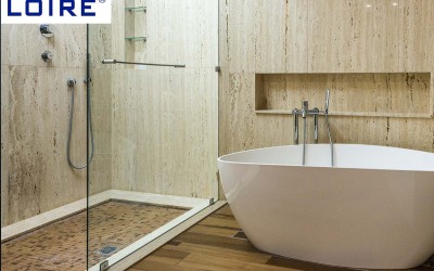 How the frameless shower glass doors enhance the look of your bathroom