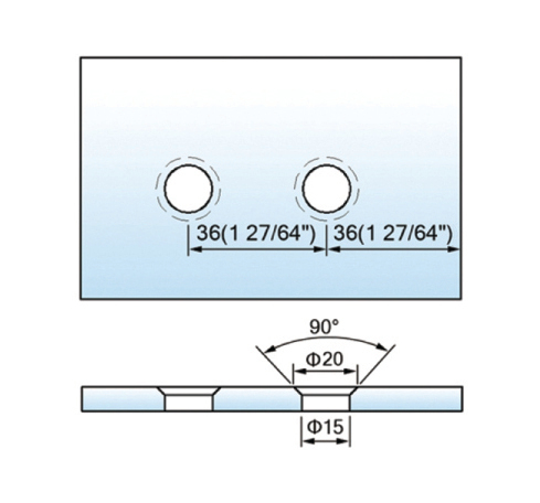 Lift Shower Hinges Shower Cabin Accessories Door Hinge L-2402WR