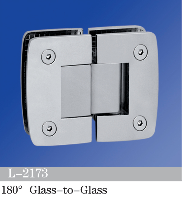 Standard Duty Shower Hinges 180° Glass-to-Glass L-2173