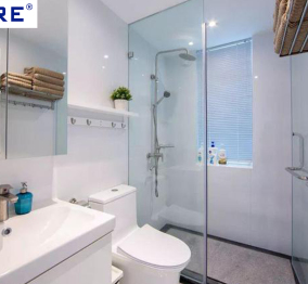 Discuss options for different configurations of shower rooms