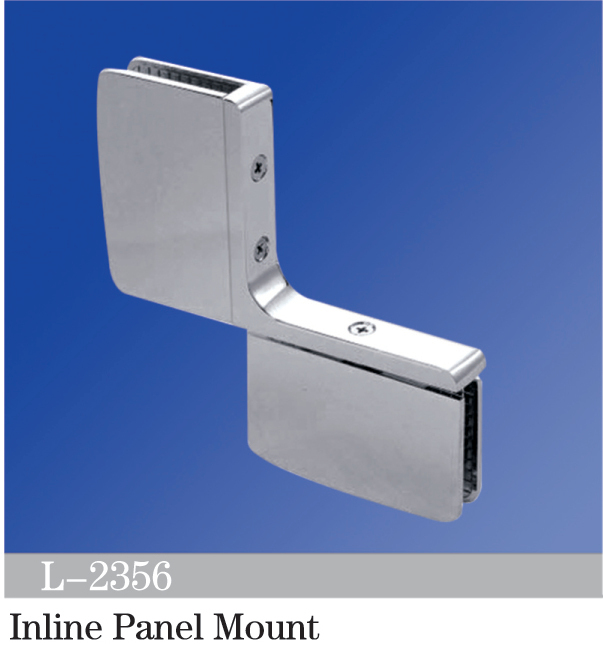 Pivot Shower  Hinges Inline Panel Mount Glass to Glass Glass Door Clip Factory Price L-2356