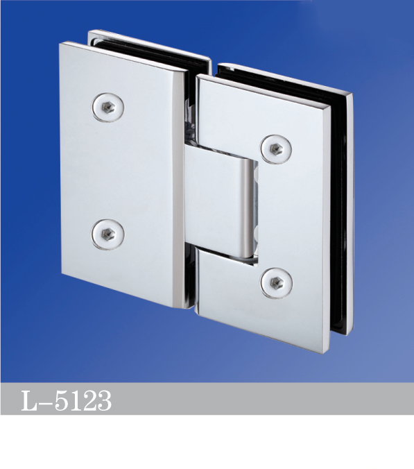 Heavy Duty Shower Hinges Wall Mount For Glass Shower Door 90 Degree L-5123