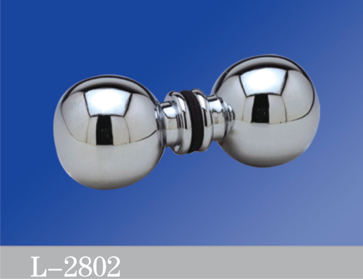 Shower Door Knobs High Quality Double Side Glass Shower Door Knob L-2802