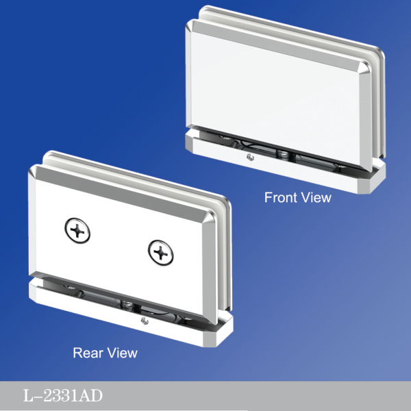 Adjustable Pivot Shower  Hinges Top Or Bottom Mount Glass Door Hinge L-2331AD