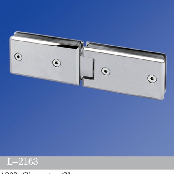 Standard Duty Shower Hinges 180° Glass-to-Glass L-2163