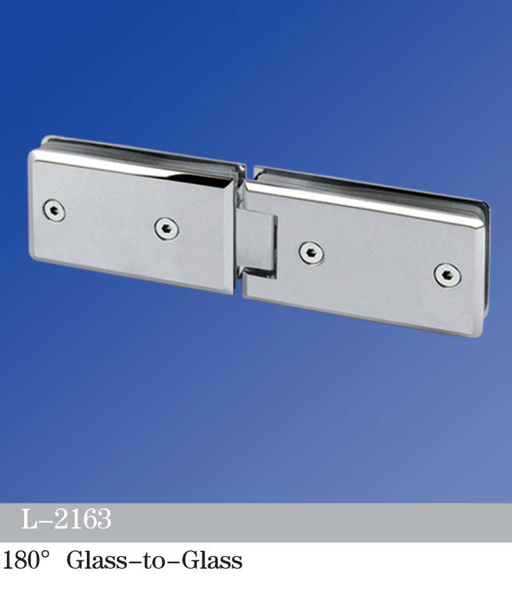 Standard Duty Shower Hinges 180° Glass-to-Glass L-2163