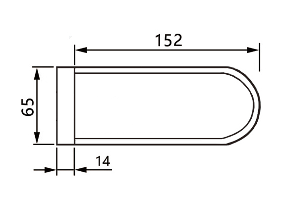 Glass Door Locks With Level Handles Hot Selling Glass Door Lock L-3261E