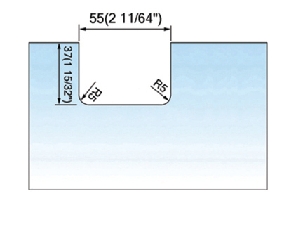 Pivot Shower  Hinges Left Hand Mount Shown Offset Bracket Wall Mount Hinge OEM ODM Avalable L-2363L