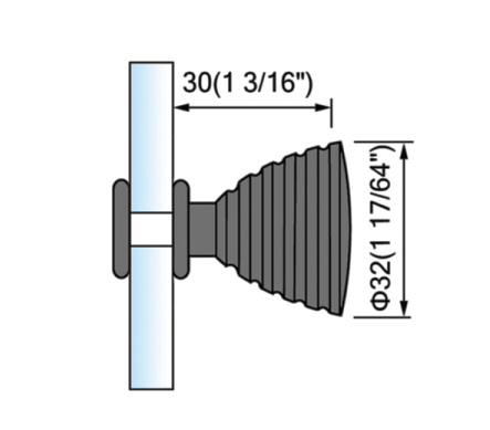 Shower Door Knobs Simple Style Frameless Glass Shower Door Knob L-2805A