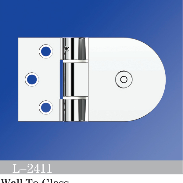 Standard Duty Shower Hinges Wall to Glass Wall Shower Door Hinge L-2411