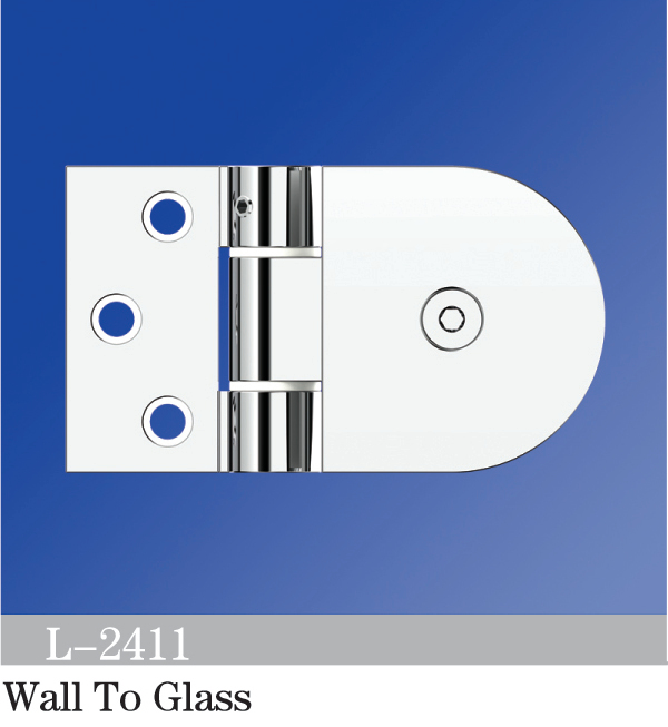 Standard Duty Shower Hinges Wall to Glass Wall Shower Door Hinge L-2411