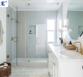 Embrace efficiency and elegance: clever folding shower door system