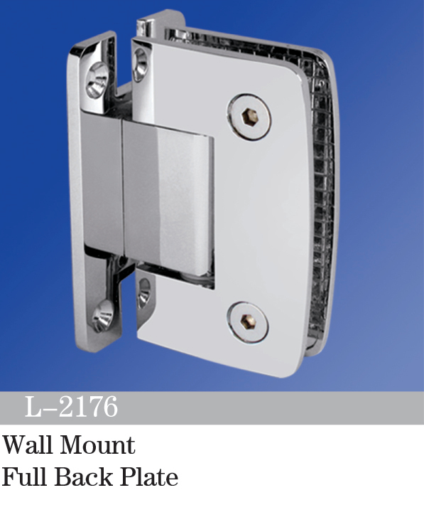 Standard Duty Shower Hinges Wall Mount Full Back Plate L-2176