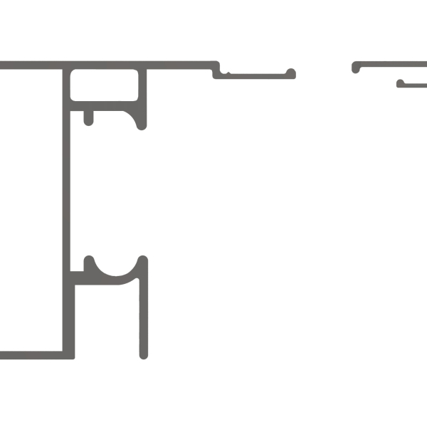 Aluminium Sliding Door Shower Hardware Bathroom Kit  Fittings S001S 90 Degree