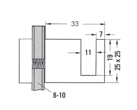 Shower door header kits accessories Glass Hook Shower Accessories L-2780A