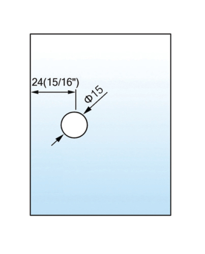 Beveled Edge Shower Glass Clamps Wall To Glass Brass Glass Connector L-2622