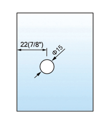 Stainless steel Shower glass clamps L-2522