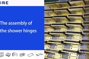 the assembly of the shower hinges