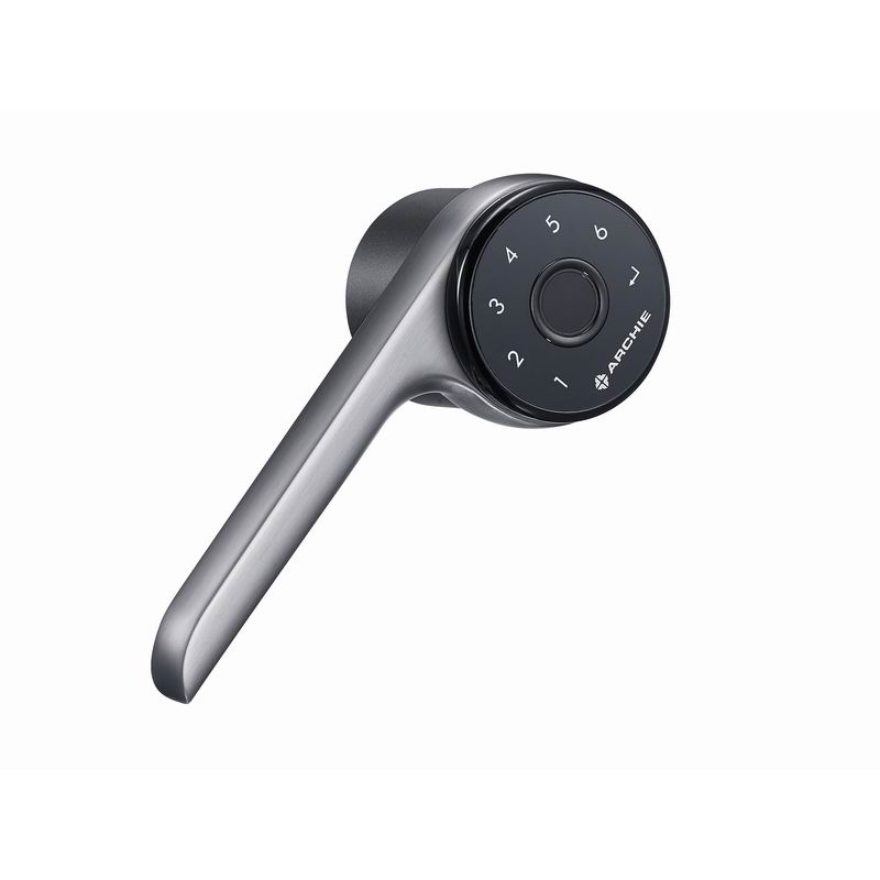 Cerradura de puerta inteligente moderna con huella dactilar | J4011-05