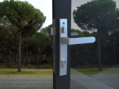 Cerradura de puerta exterior para seguridad del hogar