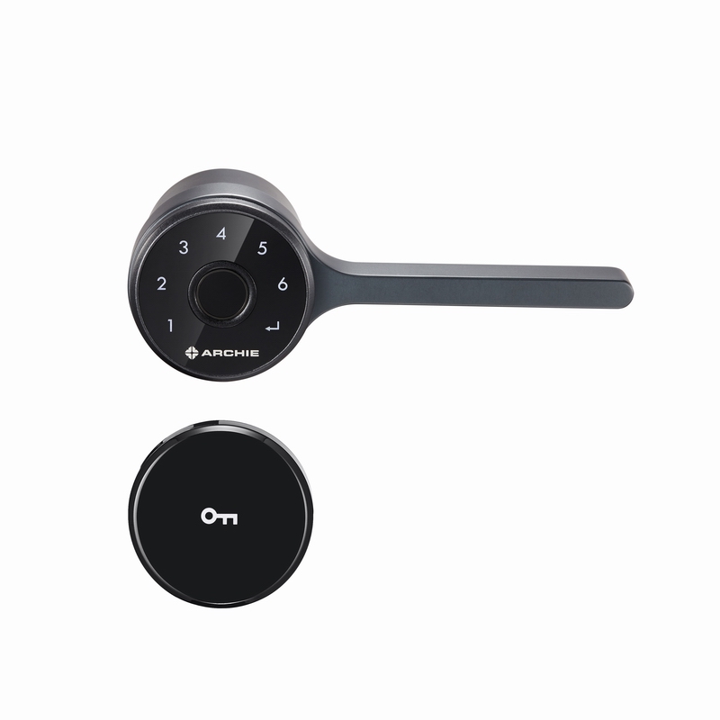 Serrure de poignée de porte avec déverrouillage par empreinte digitale | J4011-06