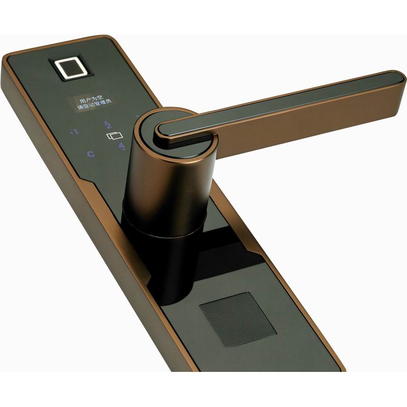 Умный внутренний дверной замок со сканером отпечатков пальцев | J4011-04