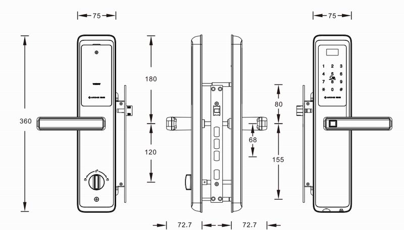 Smart Fingerprint Door Locks