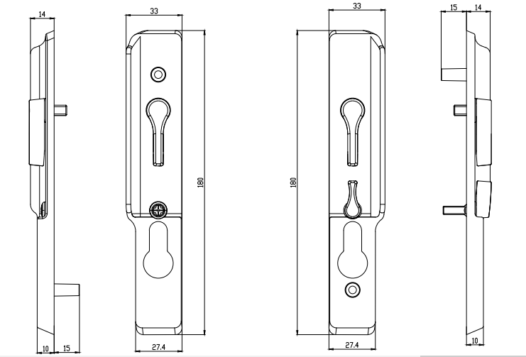 Spécifications du matériel de la porte moustiquaire