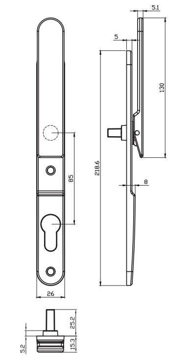 bifold door locks