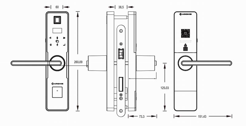 smart door lock specification