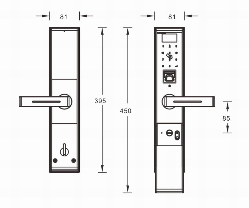 smart door lock specification